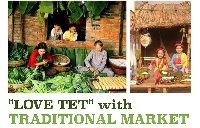 "LOVE TET" with TRADITIONAL MARKET