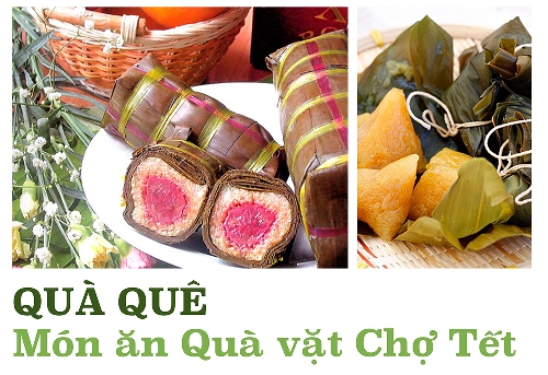 Quà quê - Món ăn Quà vặt Chợ Tết